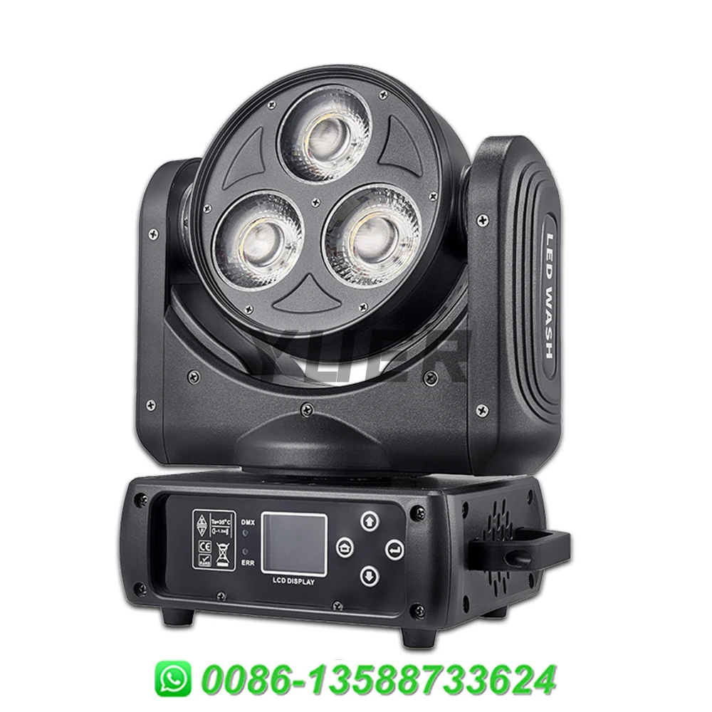 3X50W LED COB Moving Head Light Warm/Cold White High Brightness Strobe Effect DMX 12CH For DJ Disco Wedding Party Stage Effect