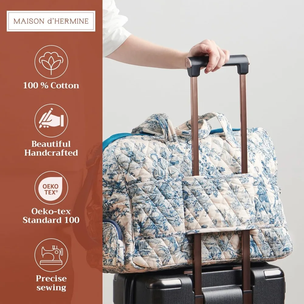 حقيبة نسائية من القماش الخشن مبطنة لعطلة نهاية الأسبوع - أمتعة رياضية ليلية للرجال لهدايا السفر #2