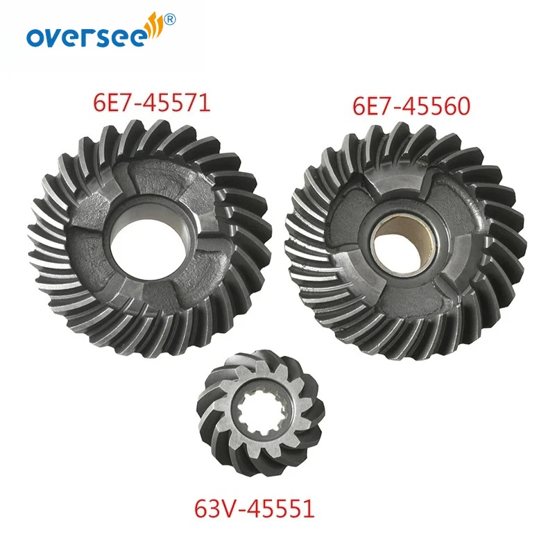 

Gear Kit For Yamaha 15HP 9.9HP Outboard Motor 9.9E 15E Series 63V 6E7 6E7-45560 6E7-45571 63V-45551
