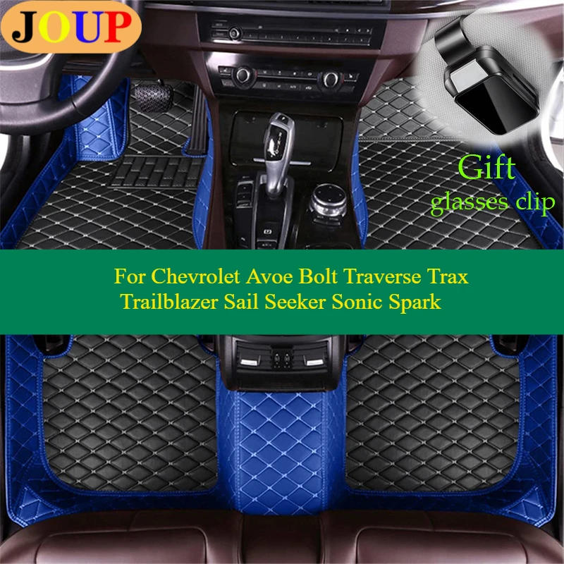 

Fit For Chevrolet Avoe Bolt Traverse Trax Trailblazer Sail Seeker Sonic Spark Car Floor Mats Custom Left /Right Hand Drive