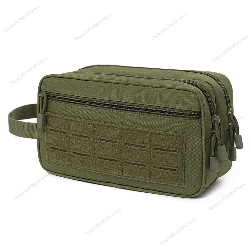 For Outdoor Camping Portable Wash Bag Tactical Sundries Storage Tote Bag Hanging  Dry and Wet Isolation Wash
