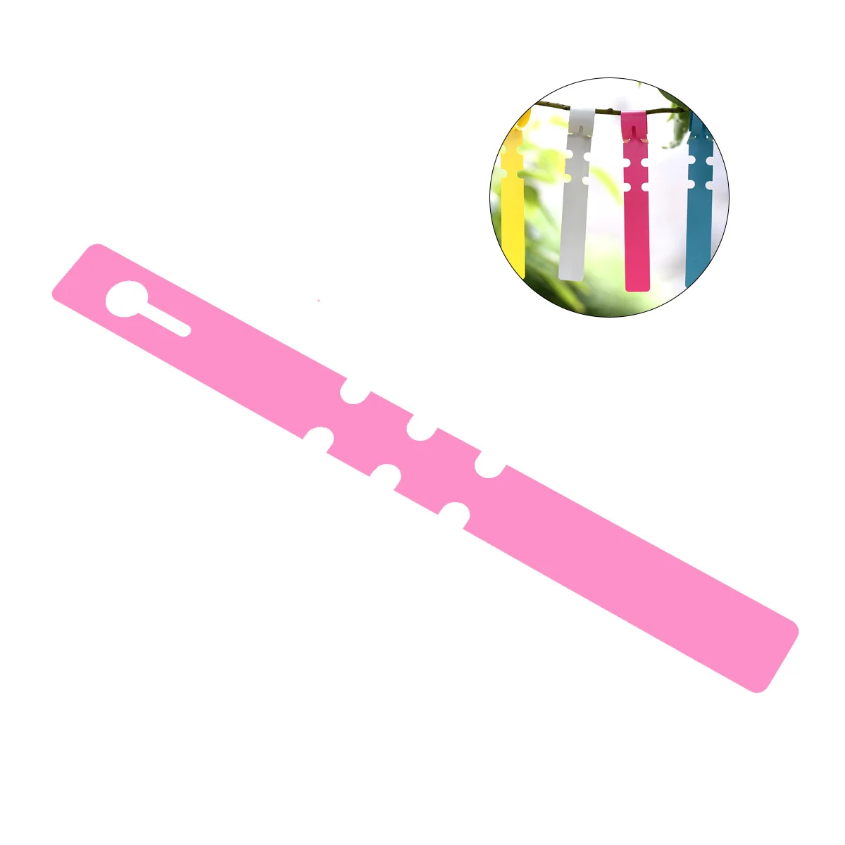 100 Stück wasserfeste Pflanzenetiketten, leicht zu rosten, für 2 x 20 cm große rosa Pflanzenetiketten, Gartenteriketten