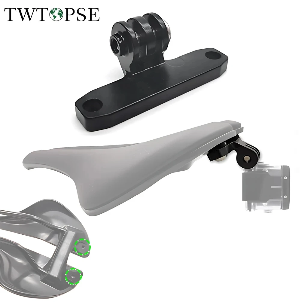 TWTOPSE Bicycle Saddle Lamp Holder Bracket For TREK Bontrager Aeolus For ROCKBROS Q5 Enfitnix xlite100 Leadbike LD43 Light Mount