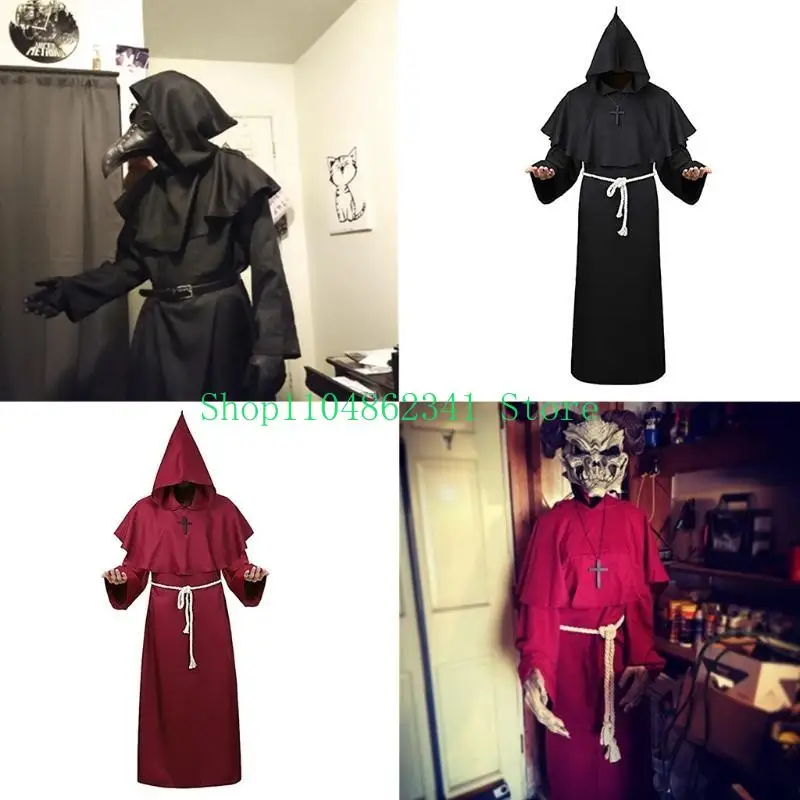 5asd Cowl Hood Scarf Unisex Cổ Bộ trang phục Mũ áo choàng và ngoài trời hàng ngày Outwear Cowl Hood Scarf Hallaween Cosplay