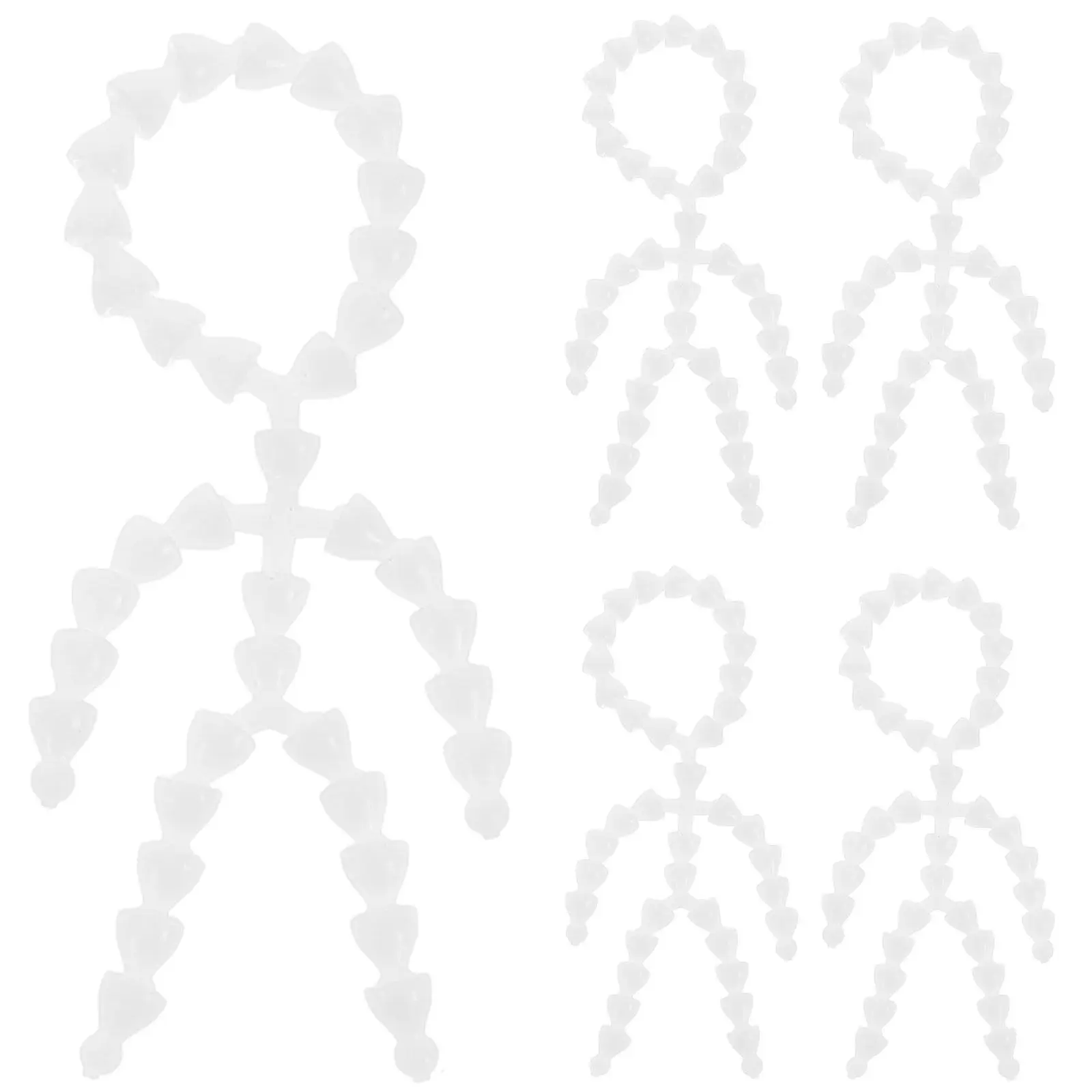 

5 шт. подвижных хлопковых фигурок-моделей с шарнирной рамой для рукоделия, художественных работ, сборки и коллекционирования