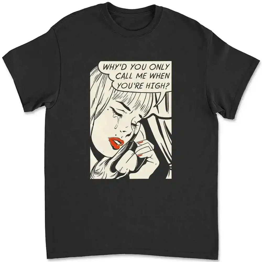 

Arctic Monkeys Why'D You Only Call Me When You'Re High T Shirt Am Music Comic TZFS