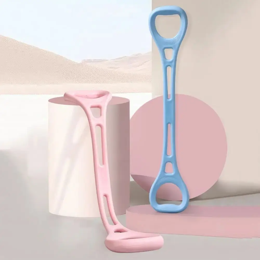 

Chest Expander 8 Shaped Tensioner Yoga Tool Yoga Training Solid Color Workout Resistance Band Safe Muscle Stretching