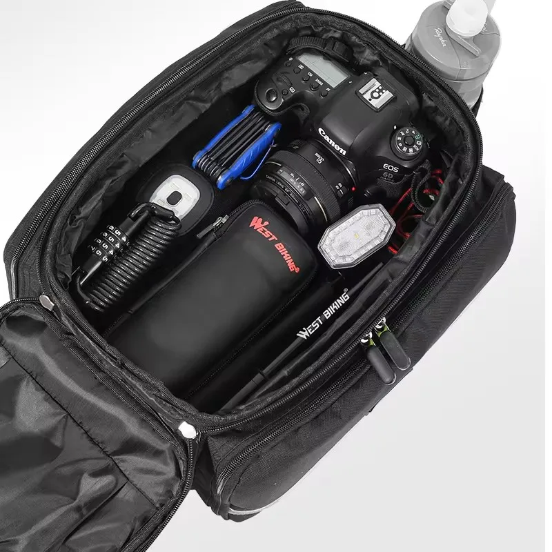 Waterproof 25L MTB Bike Rack Trunk Pannier Bag for Outdoor Cycling Adventures