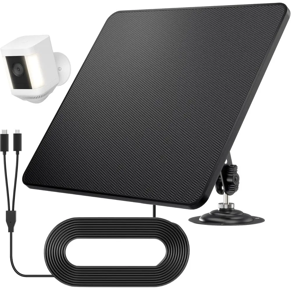 

Комплект солнечной панели мощностью 6 Вт для камер видеонаблюдения: водонепроницаемое, регулируемое крепление, зарядка через два USB