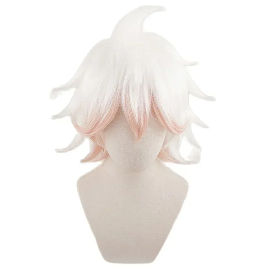 Anime Super Danganronpa 2 Nagito komaeda cosplay costumes jacket T-shirt wig Halloween costume anime figure clothes suit