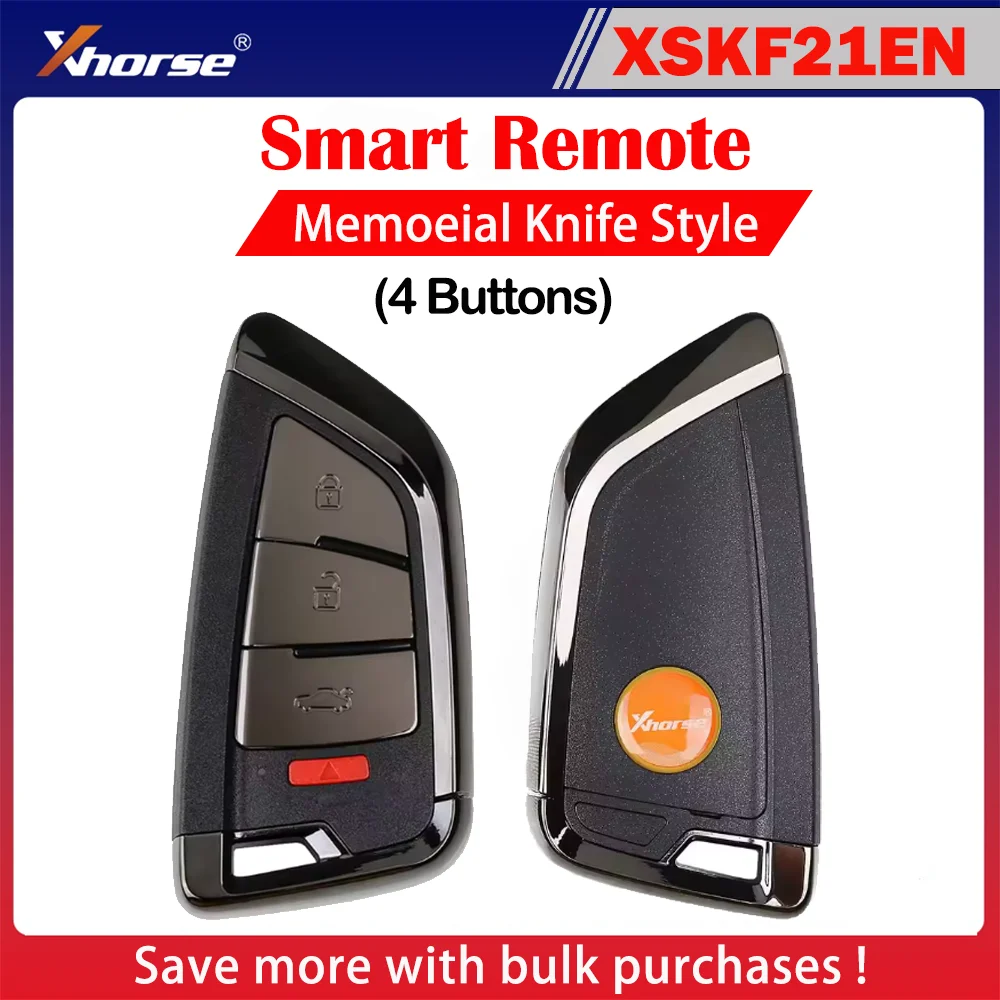 

5 шт./лот Xhorse XSKF21EN VVDI Memoeial Knife Style-4BTN для VVDI VVDI2 Key Tool английская версия