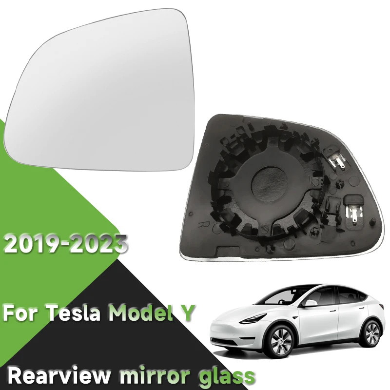 

Glass rear view mirror with heating,left and right rear view mirror for Tesla Model Y 2019 2020 2021 2022 2023
