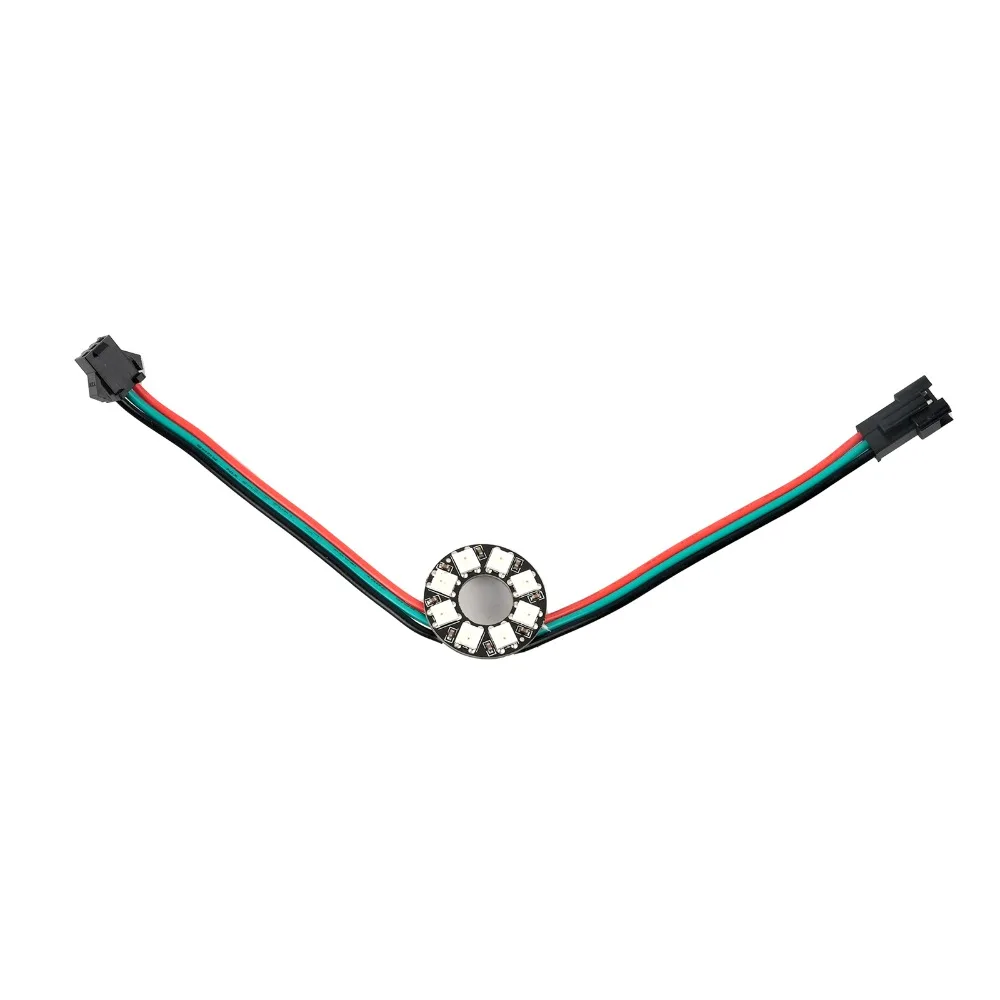 1/2/4 PCS WS2812B RGB LED Ring Module 8 LEDs DC5V Addressable Programmable Circular Panel For Arduino Raspberry Pi DIY Project