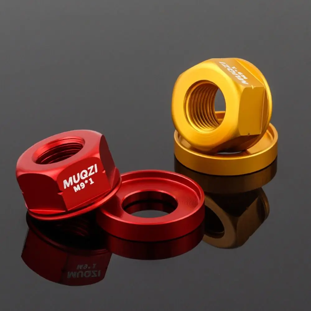 

2pcs M9/M10/M10*3/8 Bicycle Hub Nut High Strength Anti-rust Rear Axle Screw Aluminum Alloy Anodizing Bike Accessories MTB
