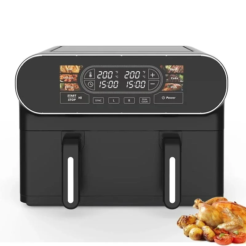 New 8L ultra-thin Ai air fryer Smart air fryer with water tank and visual window to automatically set time and temperature