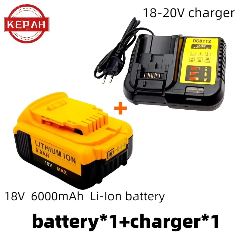 18V 5S2P  6.0AH 18650 Rechargeable lithium-ion battery for electric tools, 18V6000mah DCB205 DCB201 DCB203 power supply