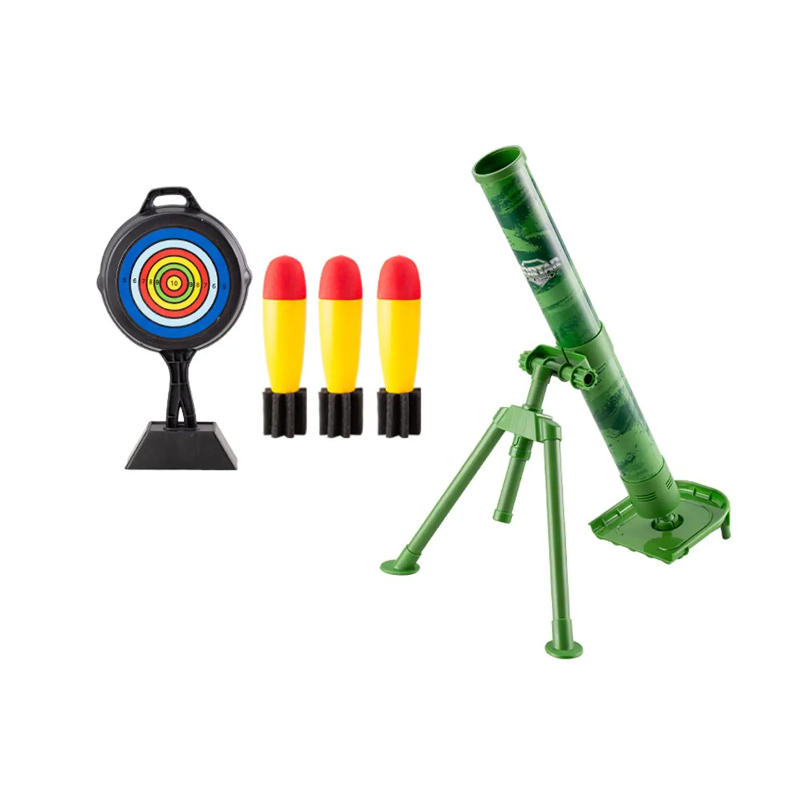 Mortar Launcher Toy Set Professional with Sound Great for Outdoor Game for Boys and Girls Kid Festival Present