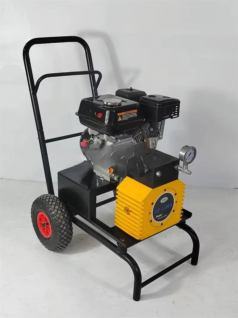 OP-1200D Heavy-Duty Petrol-Driven Airless Paint Sprayer for Epoxy Resin & Power Spray - Factory Direct Sale