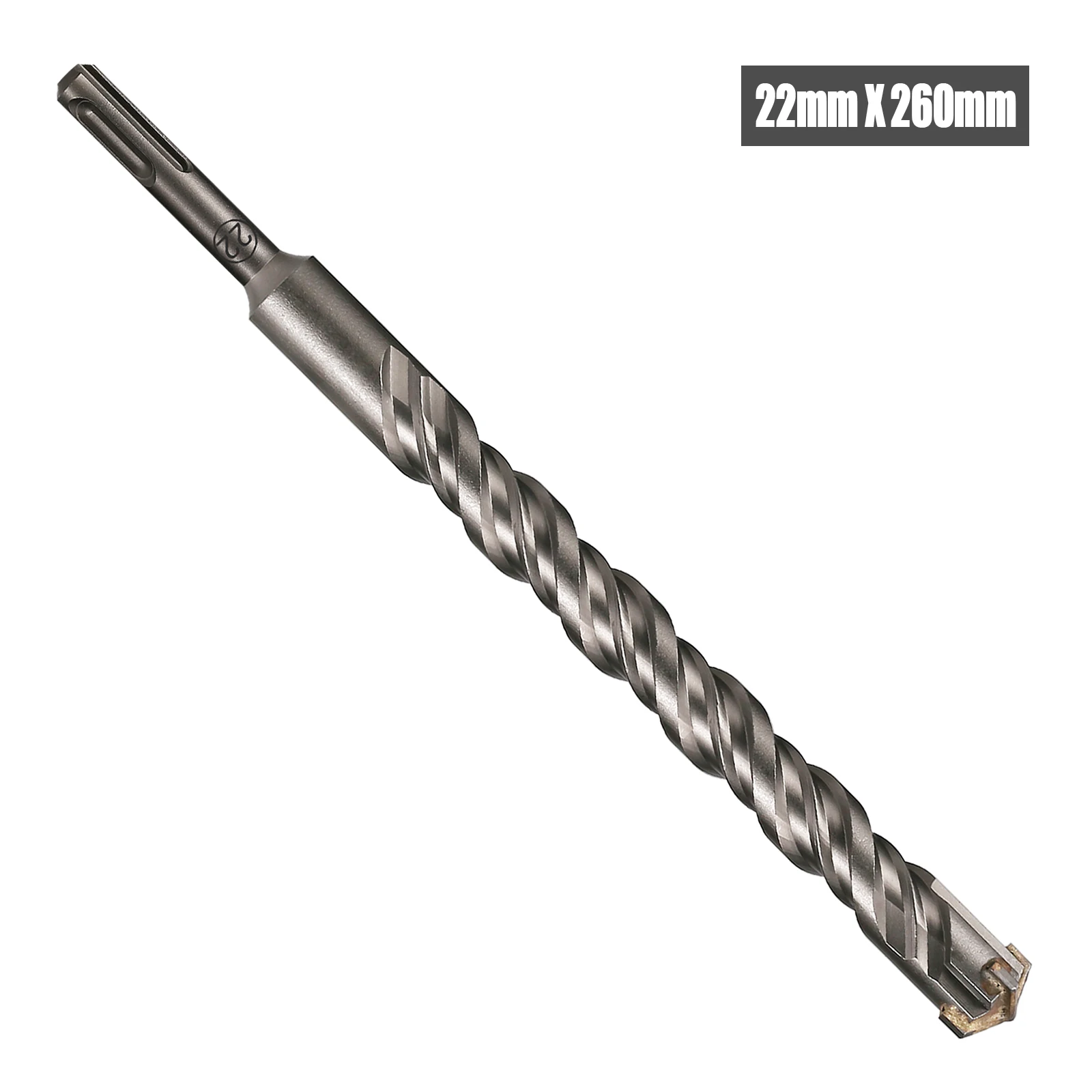 1 Stück Beton SDS Plus 6-25mm Bohrer Kreuzschneidkopf Doppelbohrer Hammer 260mm Wand Ziegel Block Elektrohammer Mauerwerkbohrer – Detail 17