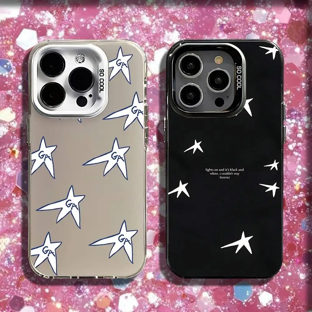 

G-Gracie Abrams Star Phone Case For iPhone 16,15,14,13,12,11,Pro,XS,Max,Plus,Mini,SE Black White Matte Shockproof Cover