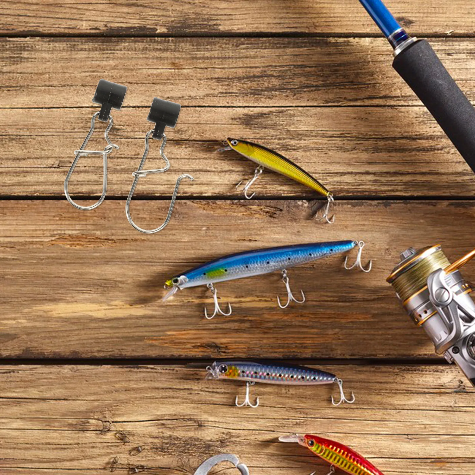 

25 Pcs Fish Fishing Pin Connector Gear and Equipment Buckle Sinker Slider Swivel Snap