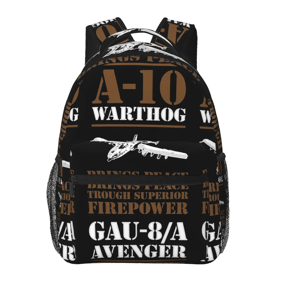 

A-10 Warthog GAU-8A Мстители, рюкзаки для мальчиков и девочек, детские школьные ранцы, дорожный рюкзак, сумка на плечо, большая емкость