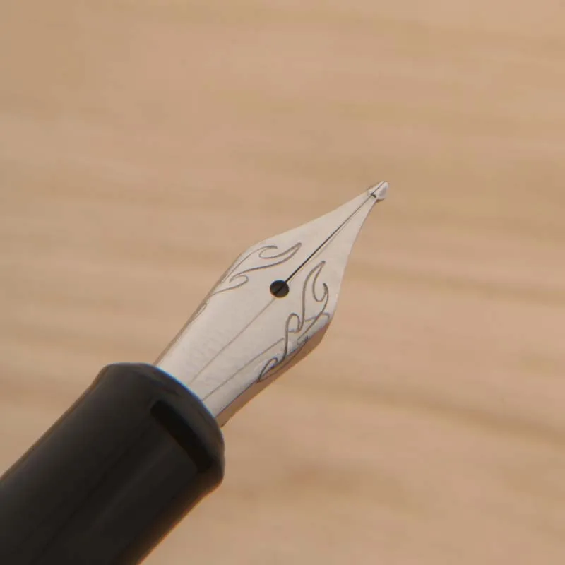 26mm Naginata Nib Hooded Nib Handmade Grinding Tip Silver Handmade Grinding Tip #5 Size Fountain Pen Ink Pen
