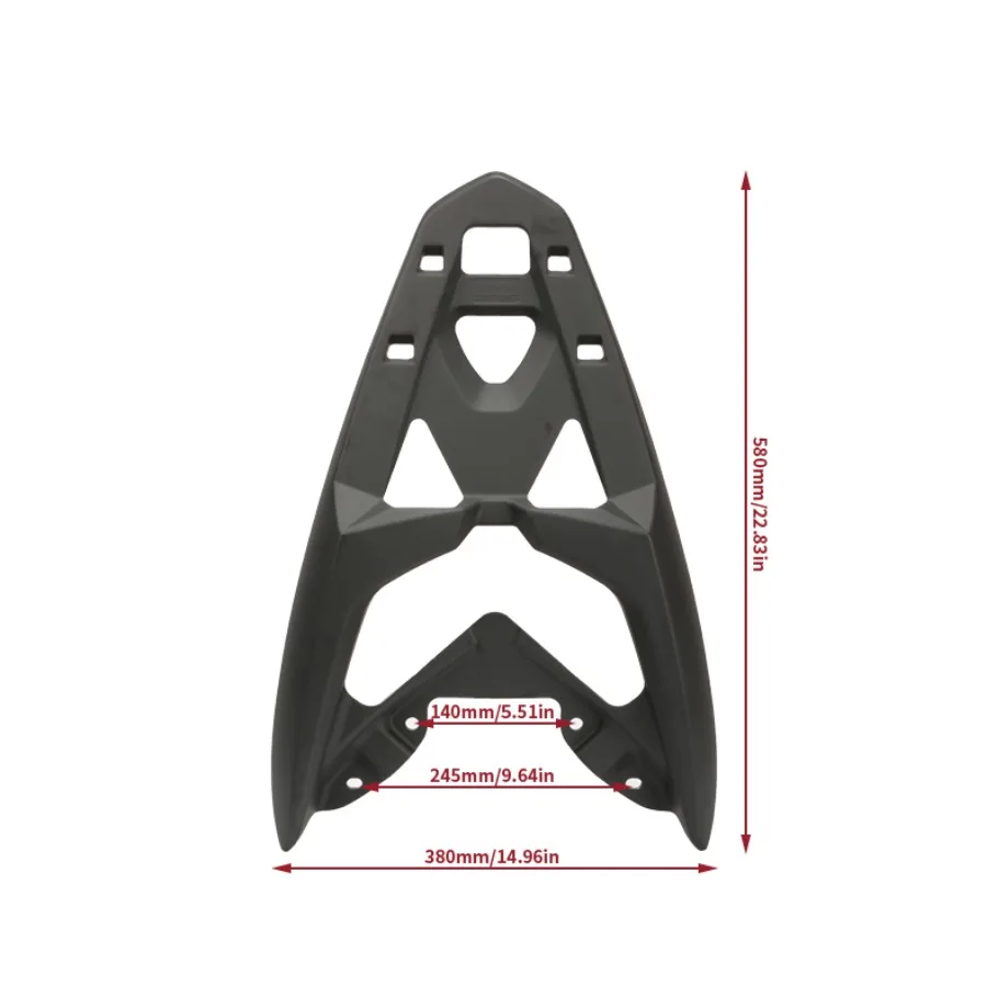 Motorcycle Modification Accessories Rear Luggage Rack Motorbike Aluminum Alloy Trunk Bracket for Yamaha Nmax155 16-19 Year