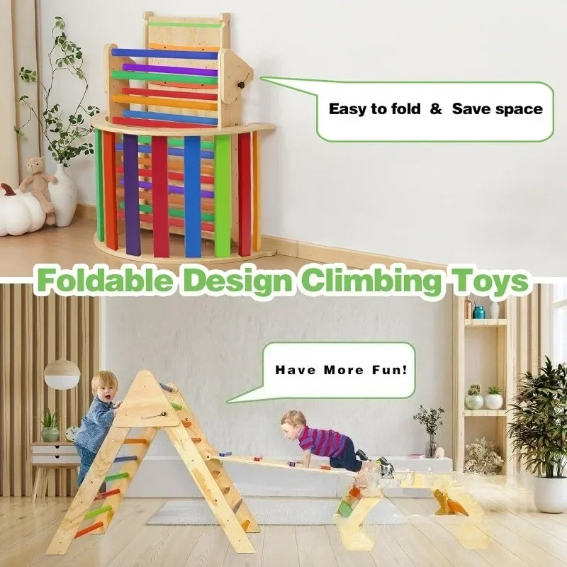 Children's combination rainbow slide