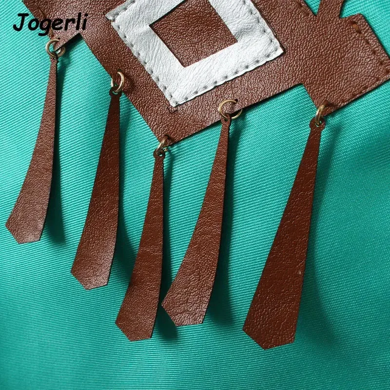 Jogerli Legend Tears of The Kingdom Link Women Lady Game Cosplay Halloween مجموعة كاملة من فستان لعب الأدوار؛ 6,r'8;p'