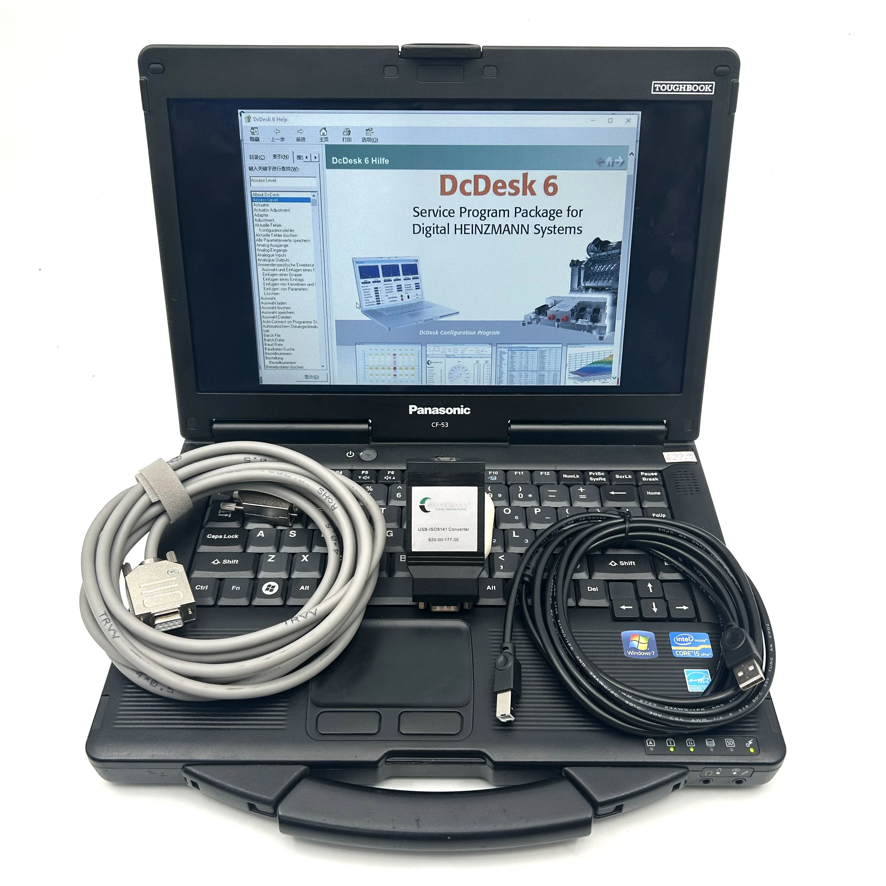 For DCDesk 6 Heinzmann engine turbine controls programming diagnostic tool kit control module programmer scanner