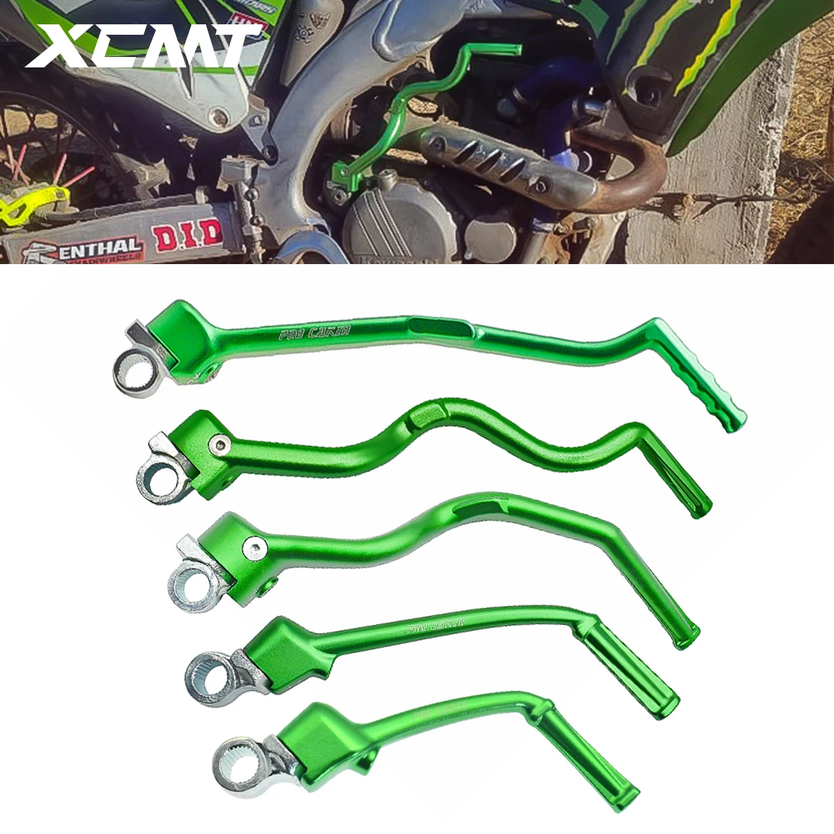 

For Kawasaki KX65 KX85 KX100 KX250F KX450F KLX450R KLX450R 2000-2021 Parts Motorcycles CNC Forged Kick Start Starter Lever Pedal