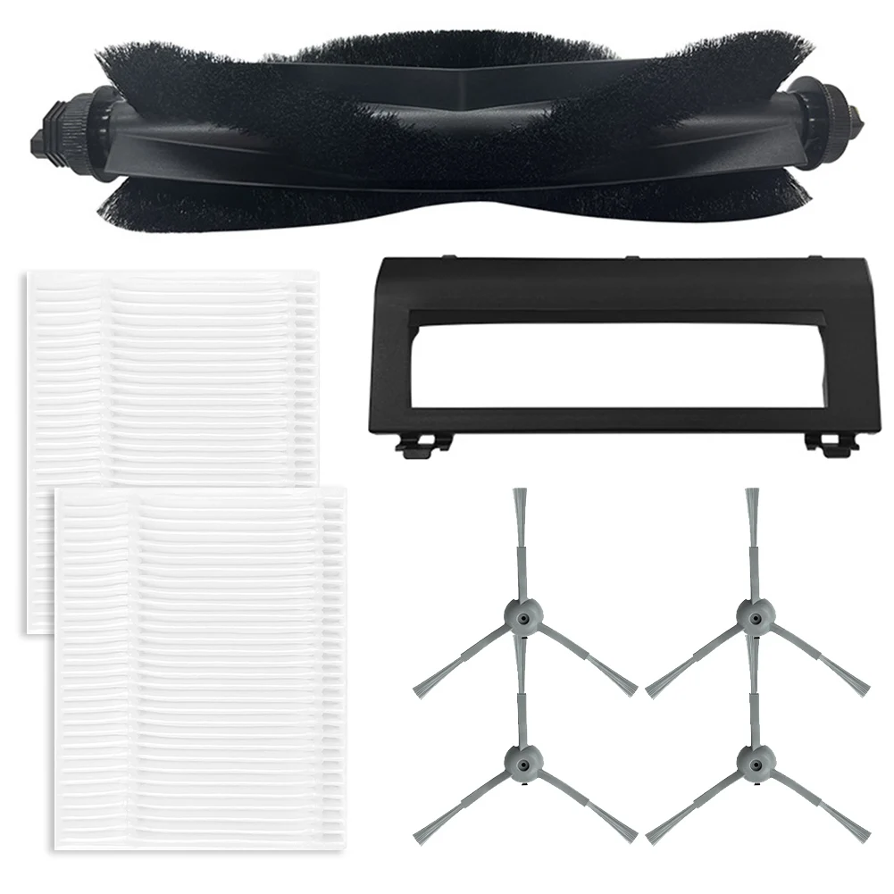 Replacement Kit For Eufy L50 For L60 For Hybrid With 4 Side Brushes Filter Rolling Brush Cover For Robot Vacuum Cleaner