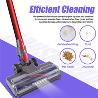 ABBK-Brush For Dyson V7 V8 V10 V11 V15 Vacuum Cleaner Electric Brush With Direct Drive Motor Head Turbine Brush Floor Brush