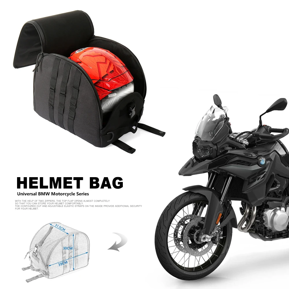 Motorcycle Accessories Large Capacity Travel Bags Female Men Helmet Bag Black For BMW R1300GS Adventure R1250GS R1200GS R1200R