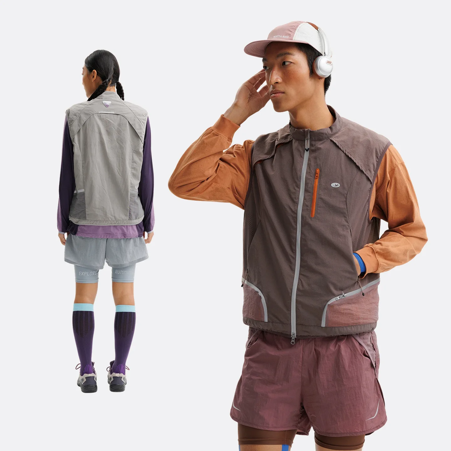 

Lightweight Water-Resistant:Quick-Dry Multi-Functional Vest Outdoor/Workout Unisex Design with Reflective Strips Nighttime Use