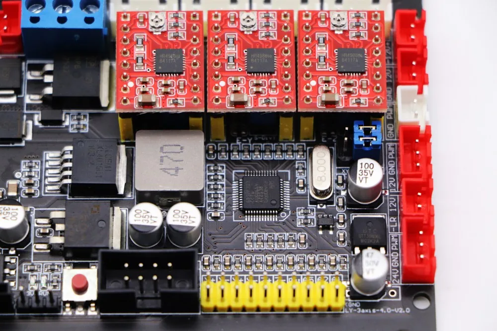 

24 В, автономная плата контроллера Grbl, контроллер дисплея с ЧПУ GRBL0.9 1,1, гравировальный станок с USB-портом, 3-осевая плата управления