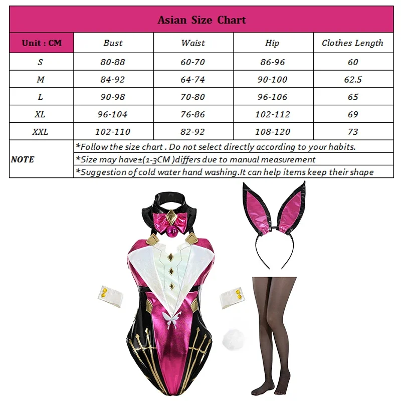 Rolecos Kafka bunny girl costume new original honkai star rail Kafka bunny suit sexy women jumpsuit full set