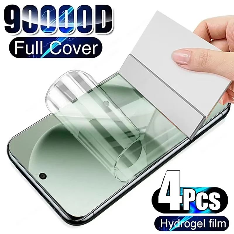 1-4 Stück HD Hydrogel-Folie für Samsung A56 5G A16 A15 A17 A07 A51 A70 A72 A54 A36 5G A52 A32 A26 A25 A13 A22 Displayschutzfolie Transparent – Detail 1