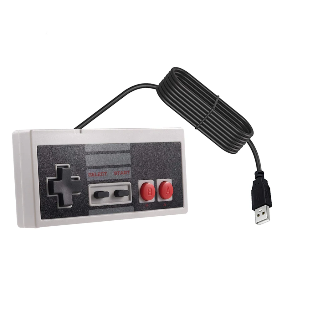 For NES Wired USB Controller Gamepad PC/USB/NES Computer Video Games Handle Retro USB NES Controller Joystick Controle Gamepad