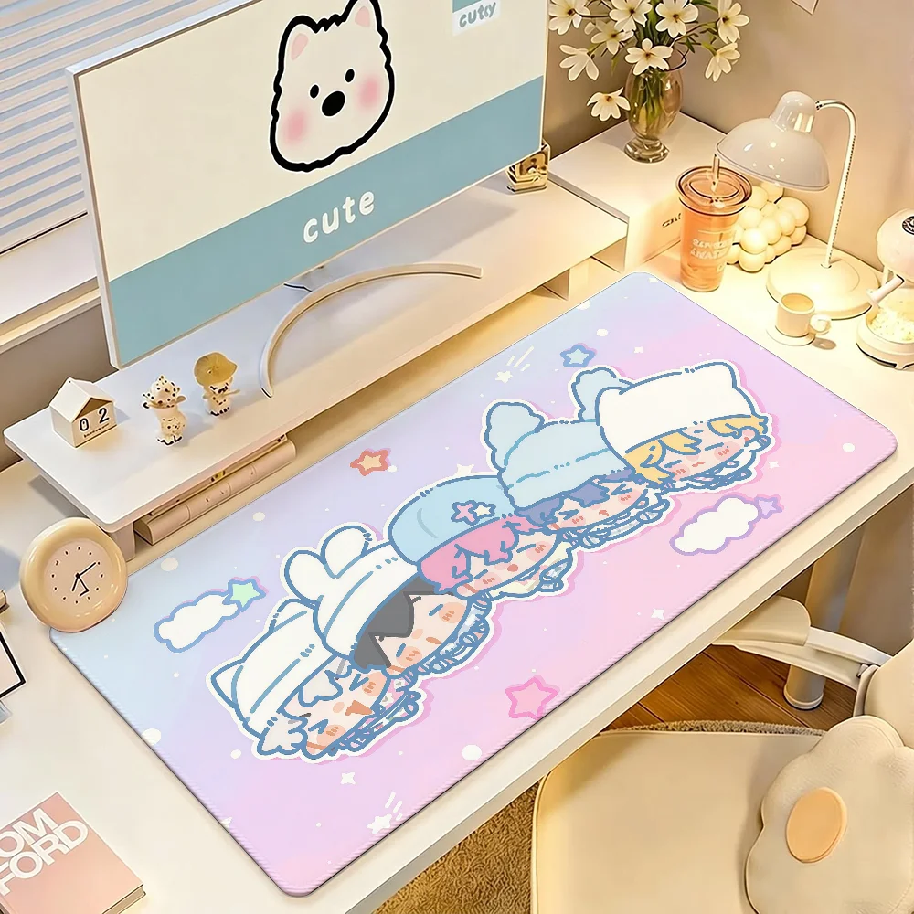 Kpop P-PLAVE 漫画マウスパッド 滑り止めゴムエッ - Desk Setup Kpop のレビューと価格