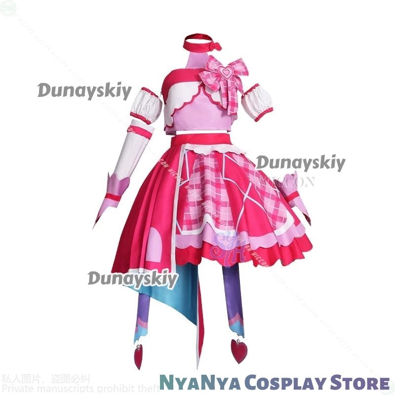 Você e ídolo precure cura ídolo doce uniforme cosplay adorável lolita vestido traje halloween carnaval festa roupa