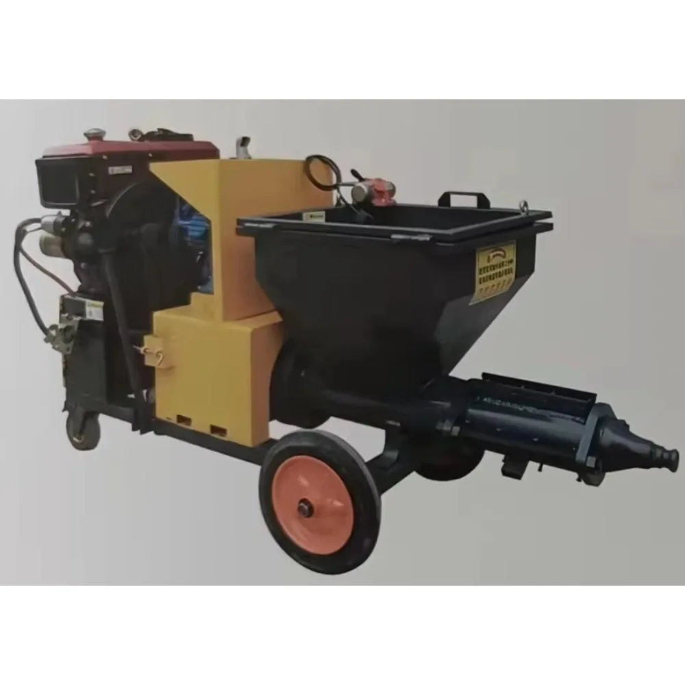 Sand Cement Mortar Shotcrete Spray Plastering Machine Electric  Mini Concrete Wall Spraying gan Spray