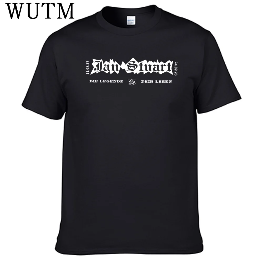 Ian Stuarts camiseta 100% algodón camisa de hombre