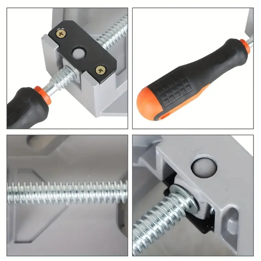 Coin de soudage à angle de 90 degrés, Clip de fixation à Angle droit, support à pince, cadre Photo pour le travail du bois, pince en verre, outil manuel pour meubles