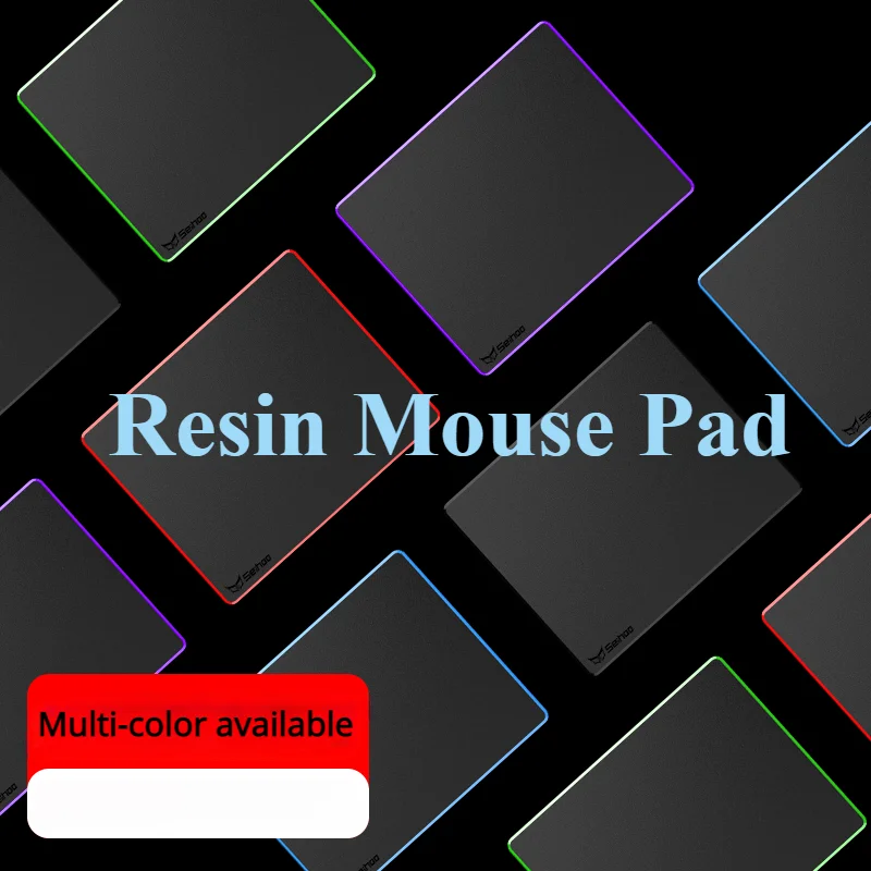 MiFuny Gaming Mouse Pad Hard Resin Small Desk Mat Frosted Environment Friendly Desk Pad Smoothness Mousepad for Office Esport