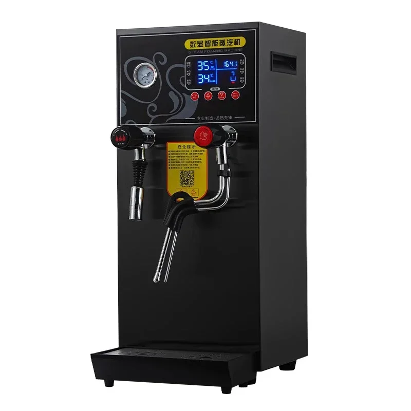 Commercial Milk Frother Electric Boiling Water Machine Espresso Coffee Milk Foamer Smart Temperature Control Milk Foam Machine