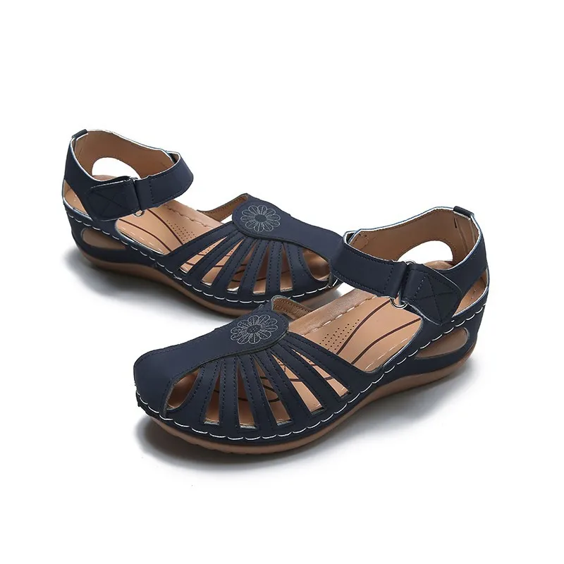 Women Sandals  Summer Fashion  Sandals Women Retro Baotou Romen Sandals Women Platform Wedge Sandlas Plus Size women sandals