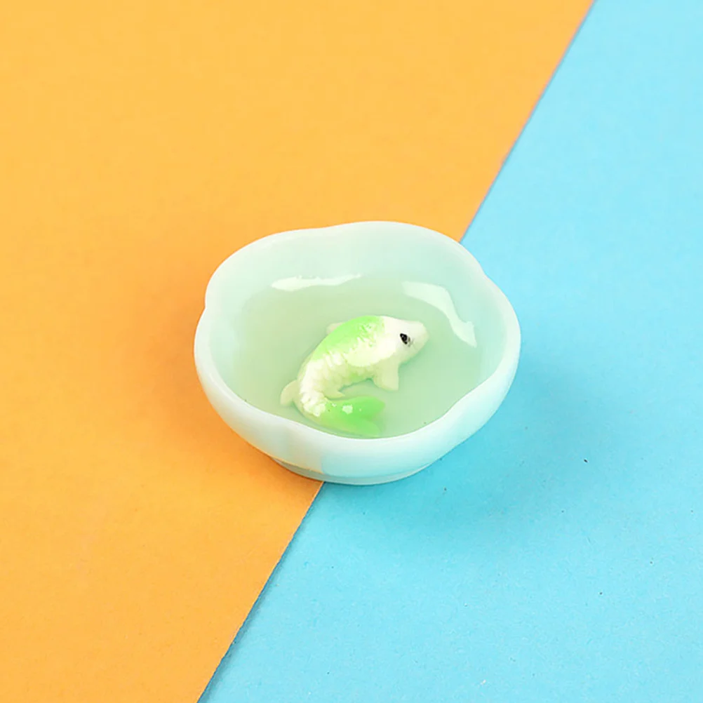 15-teiliges Miniatur-Aquarium-Dekorationsset, detailliertes Kunstharz-Handwerk für Mini-Haus-Innenräume, Desktop-Garten-Layout, Kleinmaßstab-Diorama