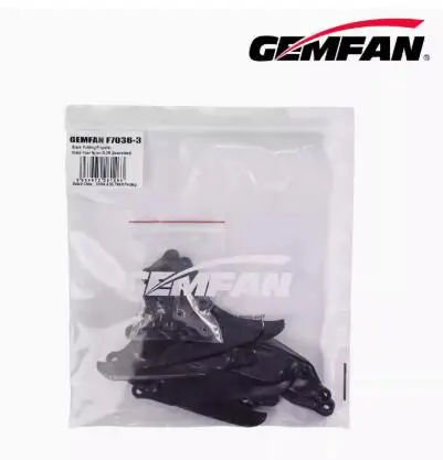 2-4 paris Gemfan 7036F-2/7036F-3 Accesorios plegables de 7 pulgadas, doble hoja/tri hoja de 2/3 para hélice de bajo ruido FPV de largo alcance